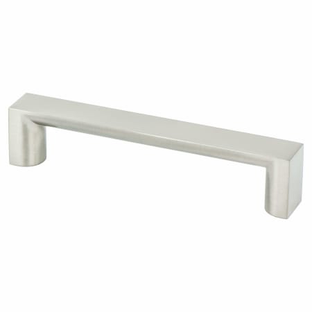 Berenson Elevate 5-1/16" (128 mm) Center to Center Thick Wide Square Cabinet Handle / Drawer Pull Brushed Nickel