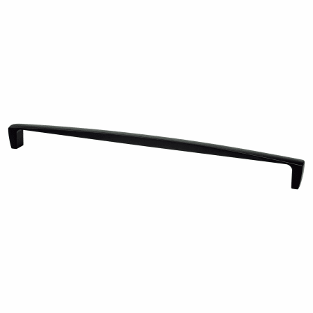 Berenson Aspire 18 Inch Center to Center Sleek Contoured Appliance Handle / Appliance Pull with Mounting Hardware Matte Black