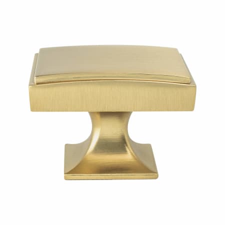 Berenson Hearthstone 1-9/16" Wide Rectangular Contemporary Bold Cabinet Knob / Drawer Knob Modern Brushed Gold