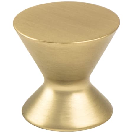 Berenson Domestic Bliss 1-3/16 Inch Contemporary Hourglass Cone Cabinet Knob / Drawer Knob Modern Brushed Gold