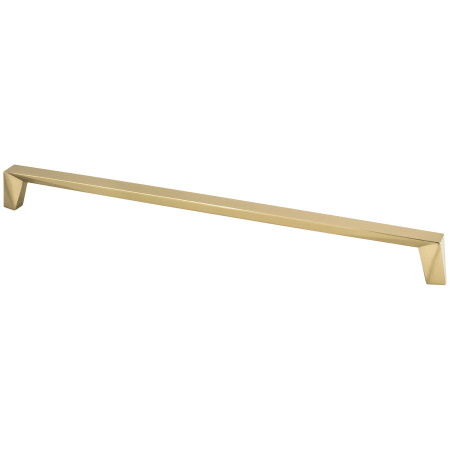 Berenson Swagger 12-19/32" (320 mm) Center to Center Modern Cabinet Handle / Drawer Pull from the Uptown Appeal Collection Modern Brushed Gold