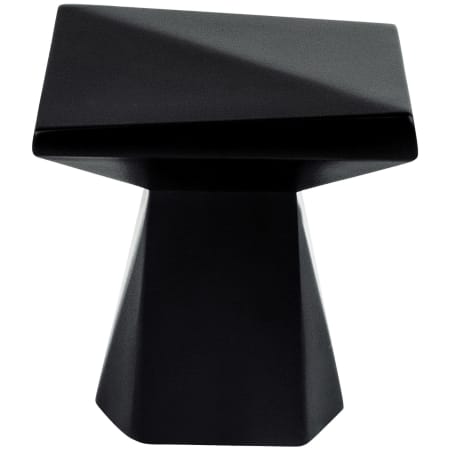 Berenson Swagger 1-3/16 Inch Modern Angled Square Cabinet Knob / Drawer Knob Matte Black