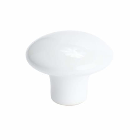 Berenson Concord 1-3/8 Inch Vintage Country Round Mushroom Cabinet Knob / Drawer Knob White