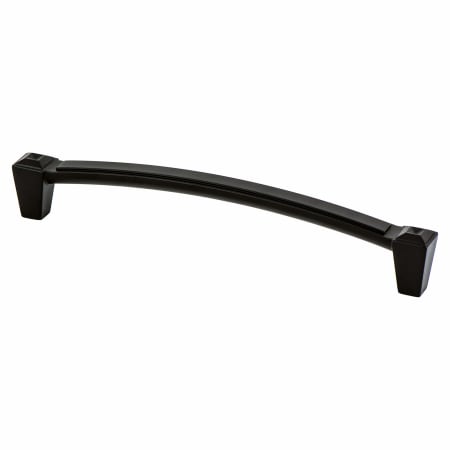 Berenson Connections 6-5/16" (160mm) Center to Center Bridge Style Cabinet Handle / Drawer Pull with Mounting Hardware Matte Black