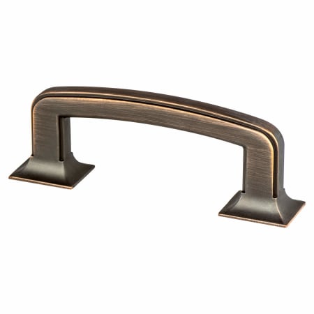 Berenson Hearthstone 3" Center to Center Bold Thick Farmhouse Cabinet Handle / Drawer Pull Verona Bronze