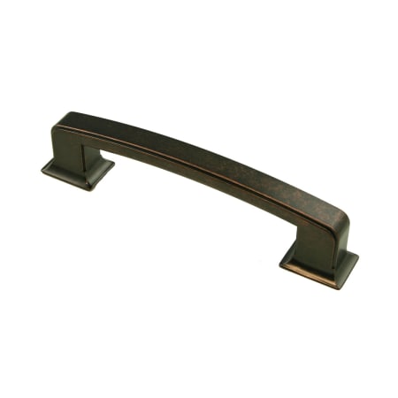 Berenson Hearthstone Pack of (10) - 6" Center to Center Thick Bold Farmhouse Cabinet Handles / Drawer Pulls Weathered Verona Bronze