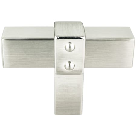 Berenson Rivet Rebel 2" Modern Industrial Square T Bar Cabinet Knob / Drawer Knob Brushed Nickel