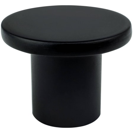 Berenson Art Tech - Disc 1-1/4 Inch Round Flat Modern Cabinet Knob / Drawer Knob by R. Christensen Black