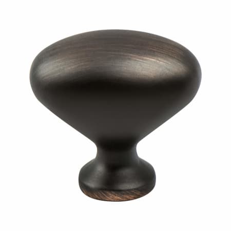 Berenson Vibrato 1-5/16 Inch Classic Traditional Oval Egg Cabinet Knob / Drawer Knob Verona Bronze