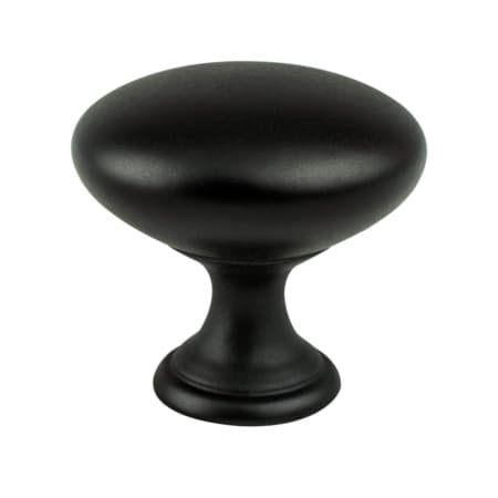 Berenson Traditional Advantage One 1-1/8 Inch Mushroom Cabinet Knob from the Value Collection Matte Black