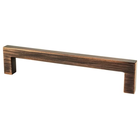 Berenson Contemporary Advantage One 5-1/16 Inch Center to Center Squared Corner Cabinet Handle / Drawer Pull Verona Bronze