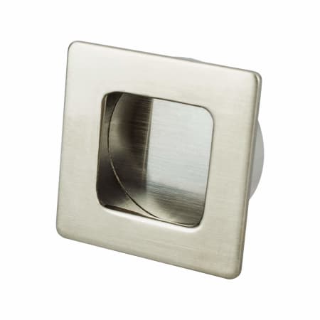 Berenson Stylus 1-1/2 Inch Flush Inset Cabinet Handle / Drawer Pull by R. Christensen Brushed Nickel