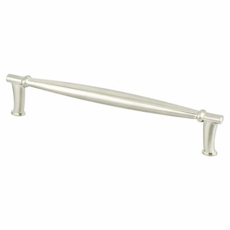 Berenson Dierdra 6-5/16" (160mm) Center to Center Elegant Tapered Bar Cabinet Handle / Drawer Pull Brushed Nickel
