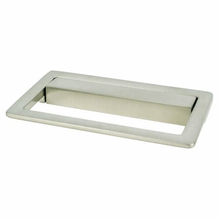 Berenson Up 2-1/2" (64mm) Center to Center Modern Rectangular Cabinet Drop Pull / Drawer Drop Pull Brushed Nickel