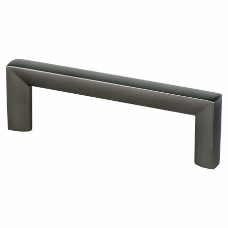 Berenson Metro 3-3/4" (96mm) Center to Center Modern Squared Corner Cabinet Handle / Drawer Pull Slate