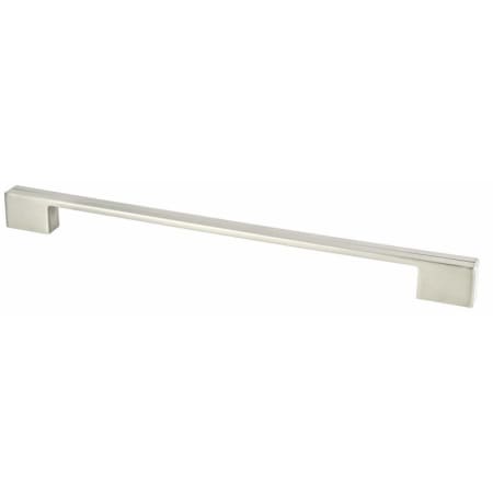 Berenson Skyline 12-19/32" (320 mm) Center to Center Large Oversized Square Cabinet Handle / Drawer Pull Brushed Nickel