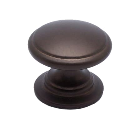 Berenson Adagio 1-3/16" Stacked Round Mushroom Cabinet Knob / Drawer Knob Oil Rubbed Bronze