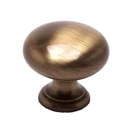 Berenson Plymouth 1-1/4 Inch Classic Round Cabinet Knob / Drawer Knob Antique English
