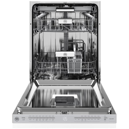 Bertazzoni 24 Inch Wide 16 Place Setting Built-In Panel Ready Top Control Dishwasher Panel Ready