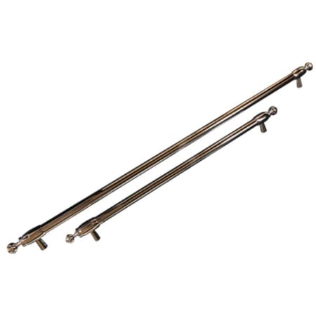 Bertazzoni Heritage Series 36" Handle Kit for Built-In Refrigerators Stainless Steel
