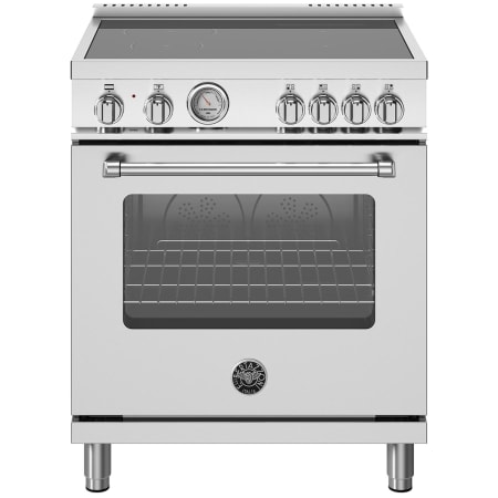Bertazzoni Master 30 Inch Wide 4.7 Cu. Ft. Free Standing Induction Range Stainless Steel