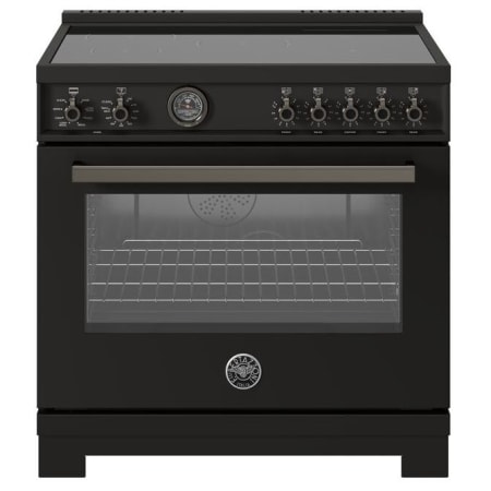 Bertazzoni Professional 36 Inch Wide 5.7 Cu. Ft. Free Standing Induction Range Carbonio