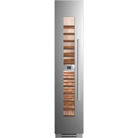 Bertazzoni 18 Inch Wide 52 Bottle Capacity Left Swing Column Wine Cooler with Humidity Control Stainless Steel