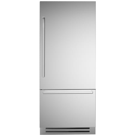 Bertazzoni 36 Inch Wide 17.7 Cu. Ft. Bottom Mount Right Hand Refrigerator - No Handle Stainless Steel