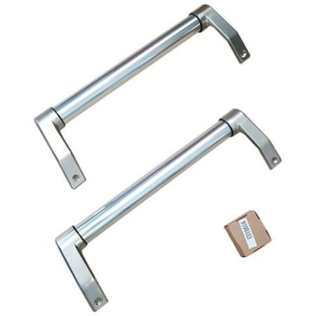 Bertazzoni Handle Kit for 24" Bottom Mount Refrigerator Stainless Steel