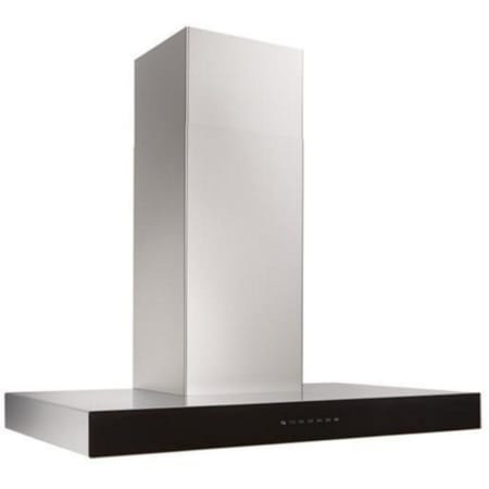 Finish: Best 200-600 CFM 36 Inch Wide Wall Mounted Range Hood Stainless Steel / Black