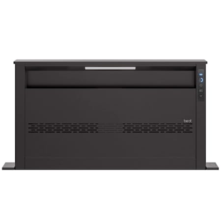 Finish: Best Cattura 36 Inch Wide Downdraft Range Hood - Blower Sold Separately Black Stainless Steel