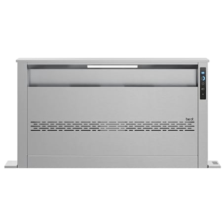 Finish: Best Cattura 48 Inch Wide Downdraft Range Hood - Blower Sold Separately Stainless Steel