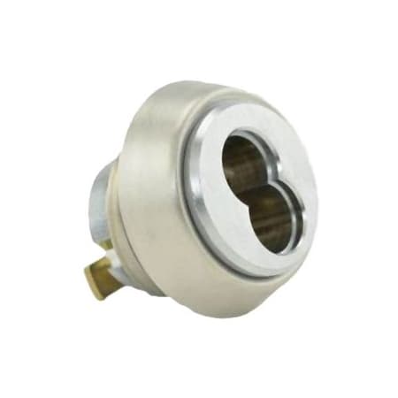 Best Access E Series 7-Pin Mortise Cylinder with SFIC Housing, C4 Cam and 3 Rings - Less Core Satin Chrome