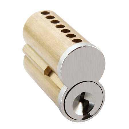 Best Access 7-Pin Small Format Interchangeable Core with "H" Keyway (Core Only) Satin Chrome
