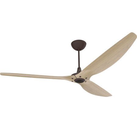 Big Ass Fans Haiku 84" Universal Mount 3 Blade Indoor Smart Ceiling Fan with Remote Control and Oil Rubbed Bronze Motor / Body Oil Rubbed Bronze / Natural Bamboo