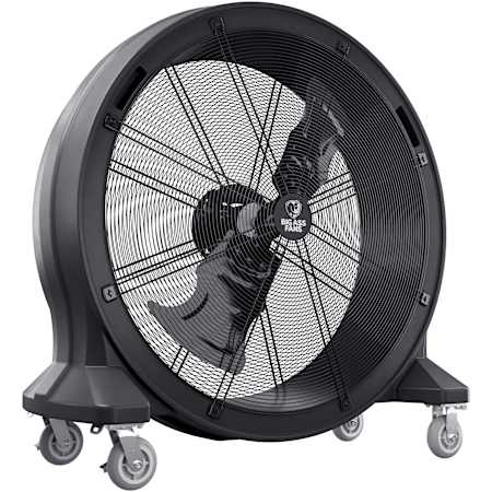 Big Ass Fans Bandit 42 Inch Wide 11044 CFM 100-Speed Drum Fan Black