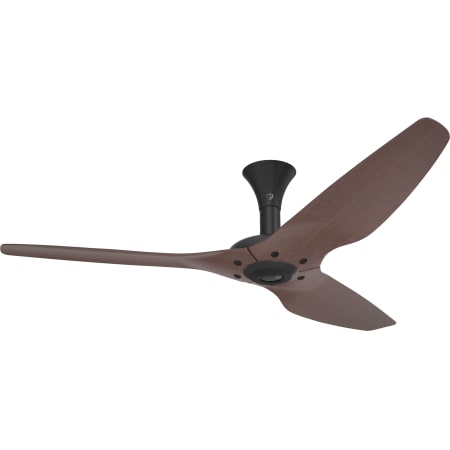 Big Ass Fans Haiku 60" Low Profile 3 Blade Indoor Smart Ceiling Fan with Remote Control and Black Motor / Body Black / Cocoa Bamboo