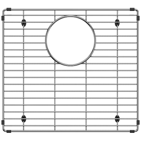 Blanco Stainless Steel Basin Rack for Ikon 60/40 Double Bowl Sink - Right Bowl Stainless Steel