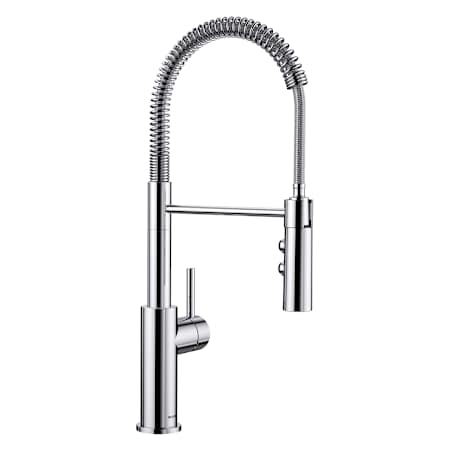 Blanco Catris 1.5 GPM Single Hole Pre-Rinse Pull Down Kitchen Faucet Chrome