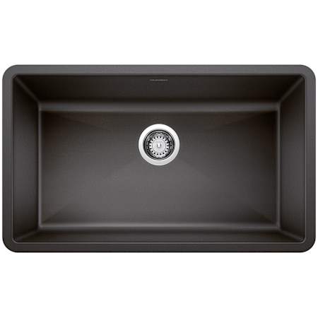 Blanco Precis 32" Undermount Single Basin SILGRANIT Kitchen Sink Anthracite