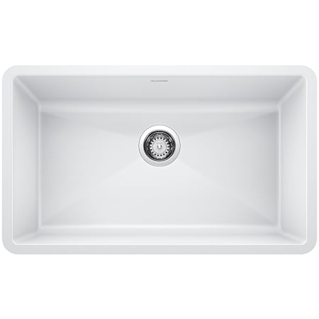 Blanco Precis 32" Undermount Single Basin SILGRANIT Kitchen Sink White