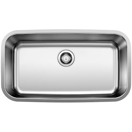 Blanco Stellar 28" Super Single Bowl Undermount Stainless Steel Kitchen Sink Refined Brushed