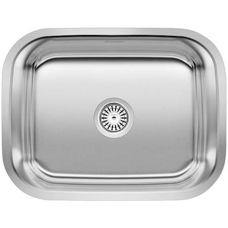 Blanco Stellar 23" Single Basin Undermount Stainless Steel Laundry Sink Refined Brushed