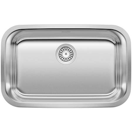 Blanco Stellar 28" Single Basin Undermount Stainless Steel Kitchen Sink Refined Brushed