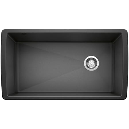 Blanco Diamond 33-1/2" Undermount Single Basin SILGRANIT Kitchen Sink - Less Undermount Clips 440851 Anthracite
