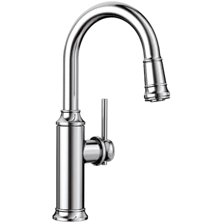 Blanco Empressa 1.5 GPM Single Hole Pull Down Bar Faucet Polished Chrome