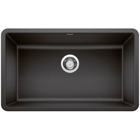 Blanco Precis 30" Undermount Single Basin SILGRANIT Kitchen Sink Anthracite