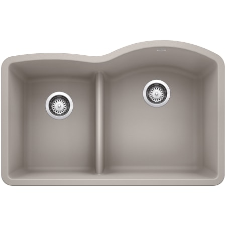 Blanco Diamond 32" Undermount Double Basin SILGRANIT Kitchen Sink Concrete Gray