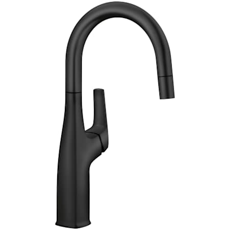 Blanco Rivana 1.5 GPM Single Hole Pull Down Bar Faucet Matte Black