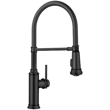 Blanco Empressa Semi-Pro 1.5 GPM Single Hole Pre-Rinse Pull Down Kitchen Faucet Matte Black
